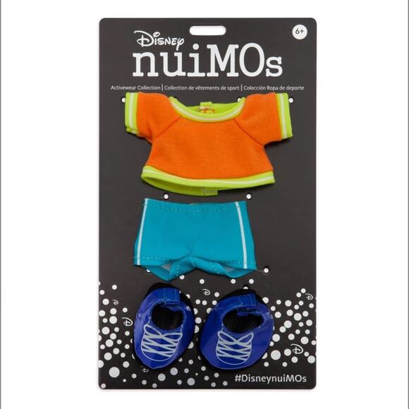 Disney Store nuiMOs Small Soft Toy T-Shirt, Bike Shorts and Trainers - Picture 1 of 3